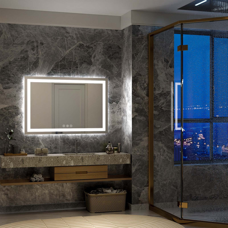 Miroir mural Kamiera, 48 po x 32 po