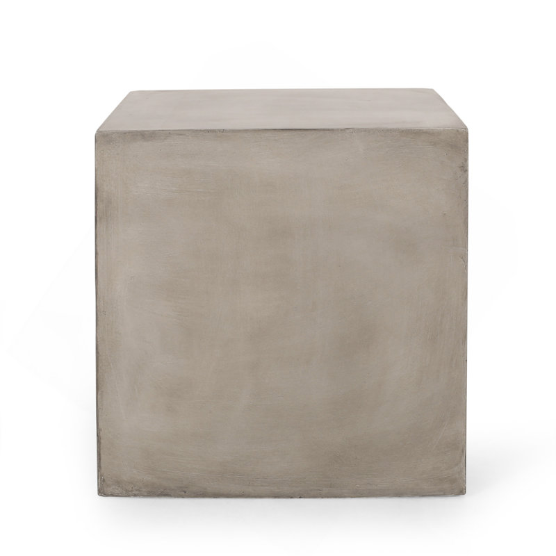 Table d'appoint d'extérieur MGO, gris clair