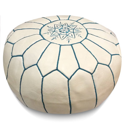 Leather Pouf