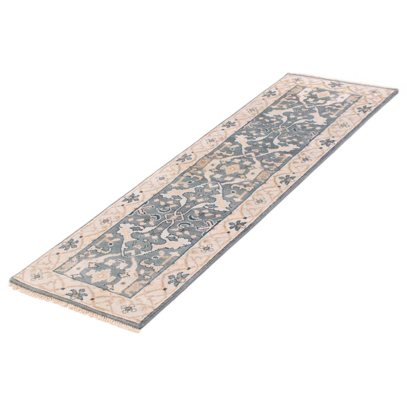 Tapis de couloir gris en laine New Age One-of-a-Kind 2 pi 7 po x 7 pi 11 po
