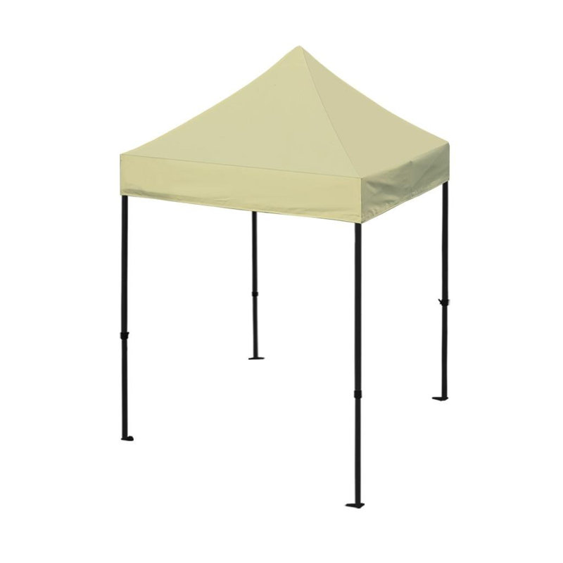 Amaziyah 96 Ft. W x 96 Ft. D Steel Pop-Up Canopy, Beige, 5ft x 5ft