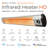 Smart Line Heat Storm 6000 Watt Electric Infrared Wi-Fi Heater with Motion Sensor