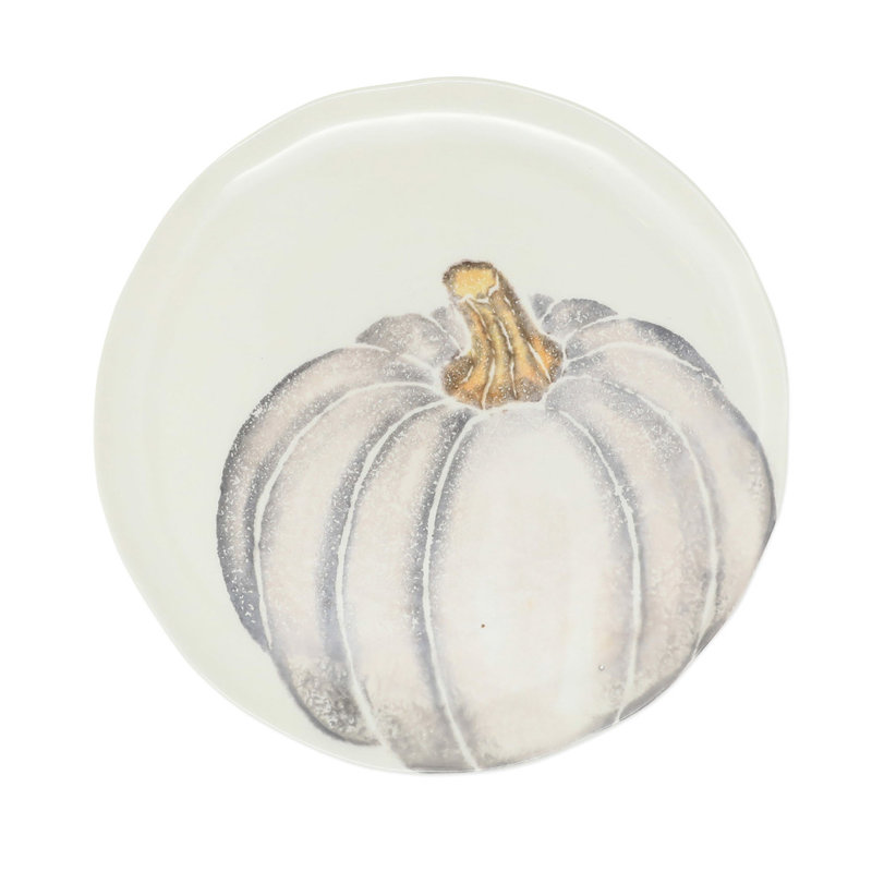 Pumpkins Handmade Earthenware Salad/Dessert Plate