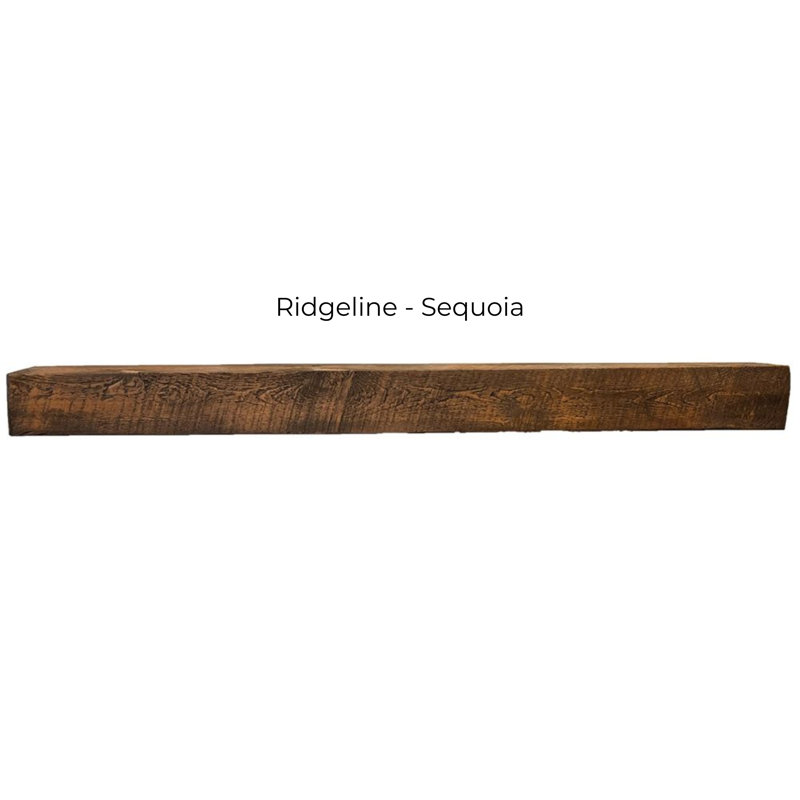 Manteau et tablettes en béton non combustible Ridgeline de 72 po Sequoia