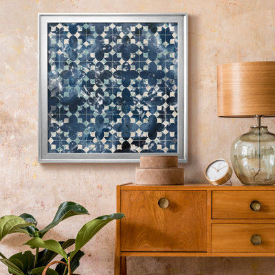 Reproduction encadrée Tile-Dye VII-Premium - prête à être accrochée