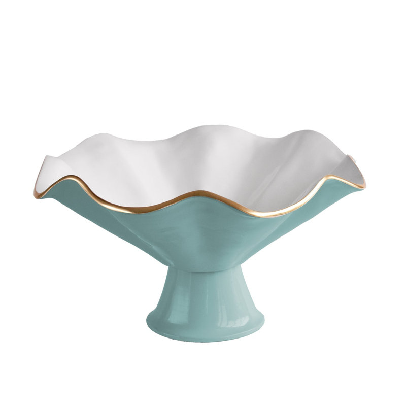 Piédestal Encanto Vento, Turquoise; blanc