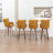 4-Piece Bar Stool Set With Bentwood Legs And Plush Cushions-1124988081