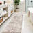 Washable Abstract Area Rug - Rugs for Living Room Large Non Slip Indoor Entryway Rubber Backing Carpet Bedroom Kitchen Distressed Stain Resistant Floor Decor Mat Machine Washable Brown-1122920640