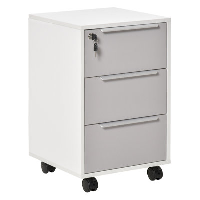 Paetin 40cm Wide 3 -Drawer File Cabinet