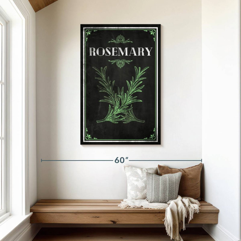 Fresh Rosemary, 45" H x 30" W
