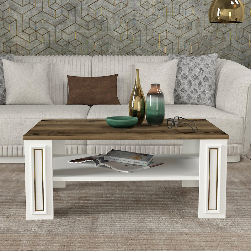 Millau Four Leg Coffee Table with Storage