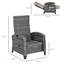Méridienne inclinable, Fauteuil inclinable d'extérieur