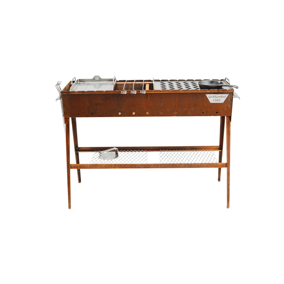 Fass Holzkohlegrill 117 cm