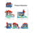 9.1' x 9.8' Bounce House with Slide