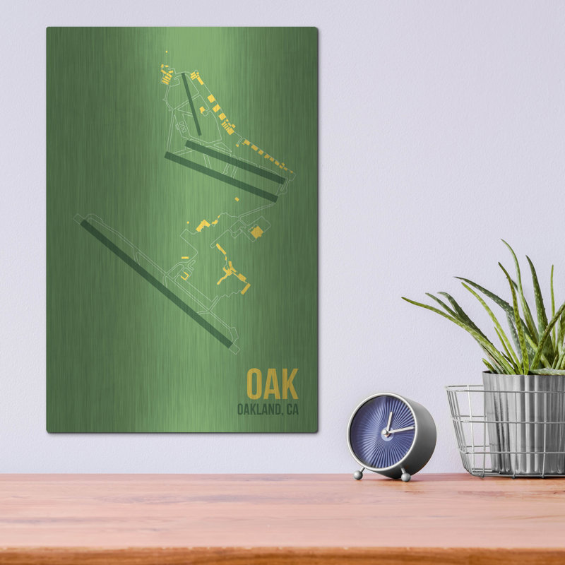 "Oak" par O8, à gauche, H 16 po x l 12 po
