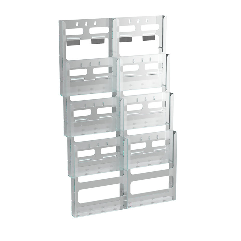 Eight-Pocket Letter Wall Mount