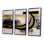 Gold Touch Art Deco II - ensemble d'art mural moderne sur toile
