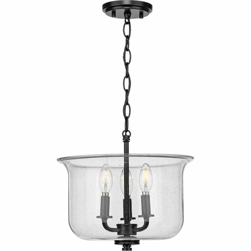 Charlton Home® Nedmond 3 - Light Dimmable Cylinder Chandelier | Wayfair