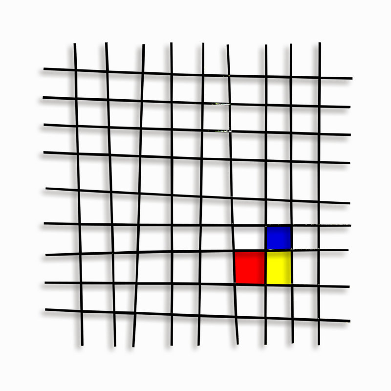 Mondrian Handmade Wall Decor