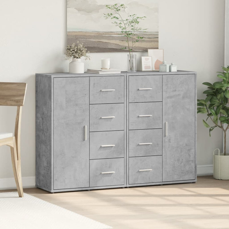 Paca 60cm Sideboard, Concrete Grey
