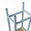Grand îlot de cuisine de 3 pouces avec 2 tabourets de bar, prise de courant, support de rangement interne pour porte, chariot de rangement de cuisine sur 5 roulettes avec abattant, 5 supports latéraux ouverts, 3 tiroirs-287960528