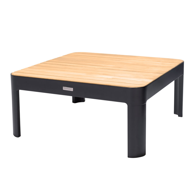 Table basse Brix, Chêne, L 28,2 po x L 28,2 po x H 12,8 po, Noir 2