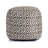 Glorianne Upholstered Outdoor Pouf Patio Ottoman-1791383247