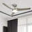 52" 3 - Blade Smart Propeller Ceiling Fan with Dimmable LED Light and Remote Control-598813282