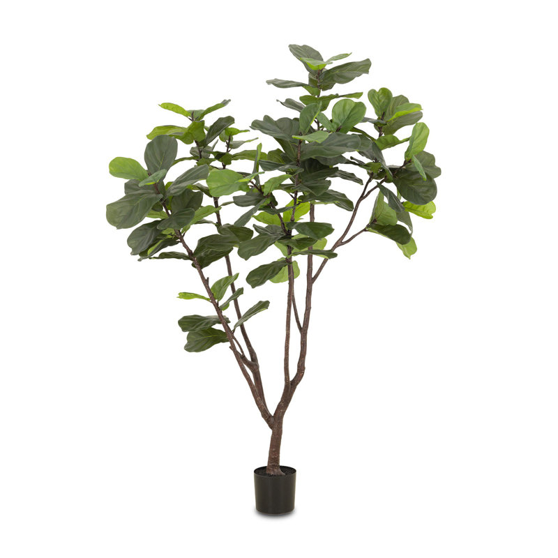 Faux Fiddle Leaf Tree-Faux Fiddle Leaf Tree-9', 83" H x 43.5" W x 35.5" D