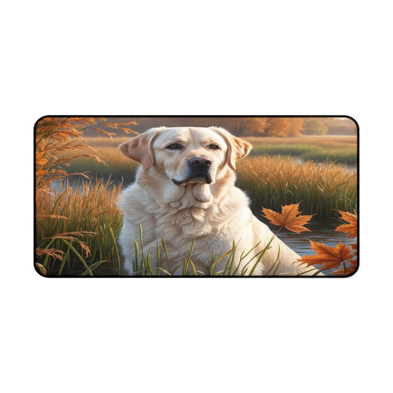 Polyester Desk Pad, 14.4x12.1