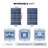 Performance Striped Blue/Black Indoor / Outdoor Rug-382972019