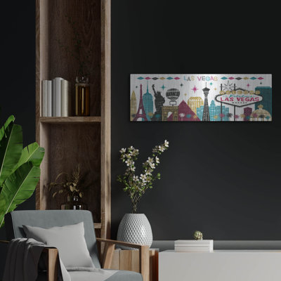Winston Porter 'Las Vegas Skyline Panel' by Michael Mullan Metal Wall Art