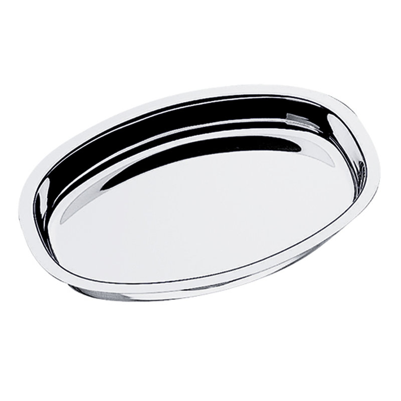 Plateau en acier inoxydable 18/10 MEPRA, H 1,57 po x L 11,81 po x l 8,66 po