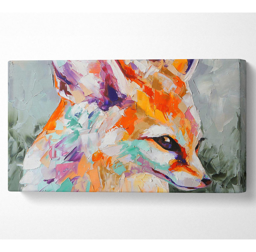 Vibrant Fox Gemälde - Kunstdrucke auf Leinwand