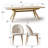 7-Piece Extendable Oak Dining Set