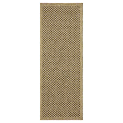 Tapis intérieur / extérieur en jute / moka à carreaux Esquibel