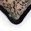 HYACINTH NOVELLUS Velvet Fringed Cushion - Noir