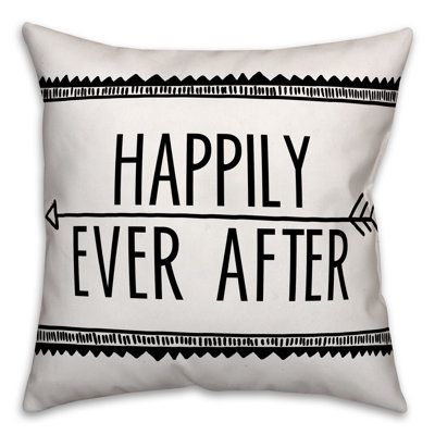 Happily Ever After Throw Pillow