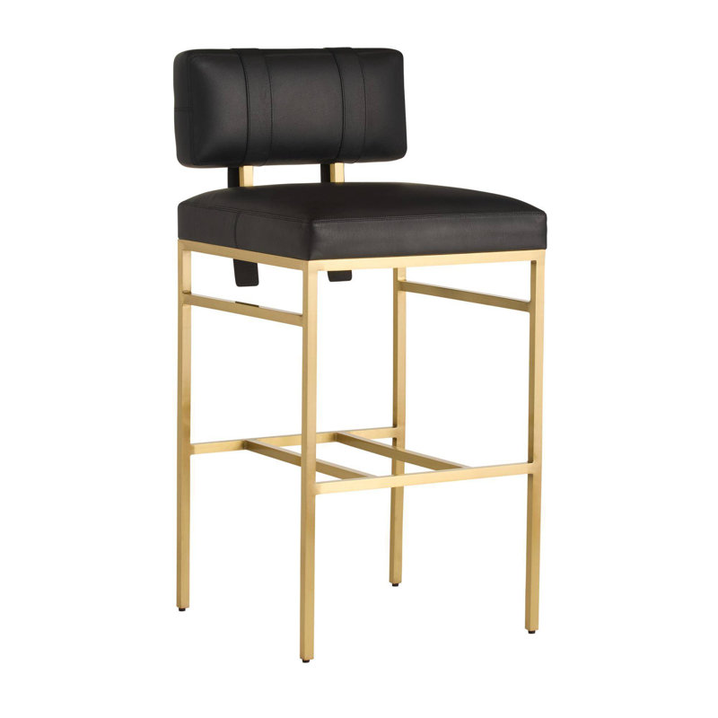 Laney Stool, Bar Stool (31.5” Seat Height), Black