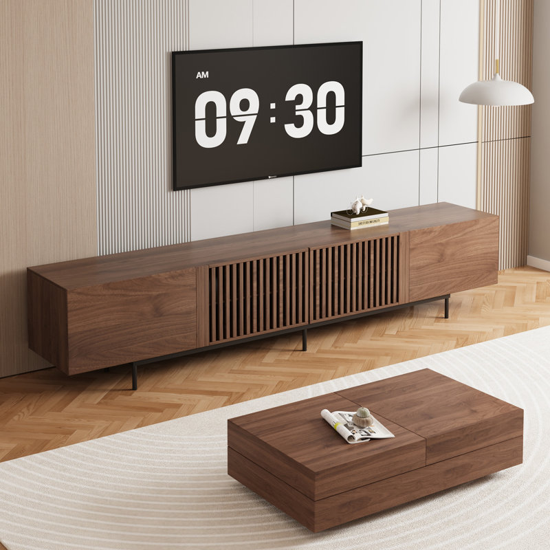 Crédence de rangement Charmelle, H 21,65 po x L 70,87 po x l 15,75 po