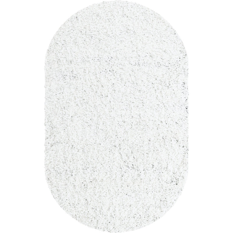 Exmouth Shag 900 Performance Solid Color Rug, Oval 3'3" x 5'3"