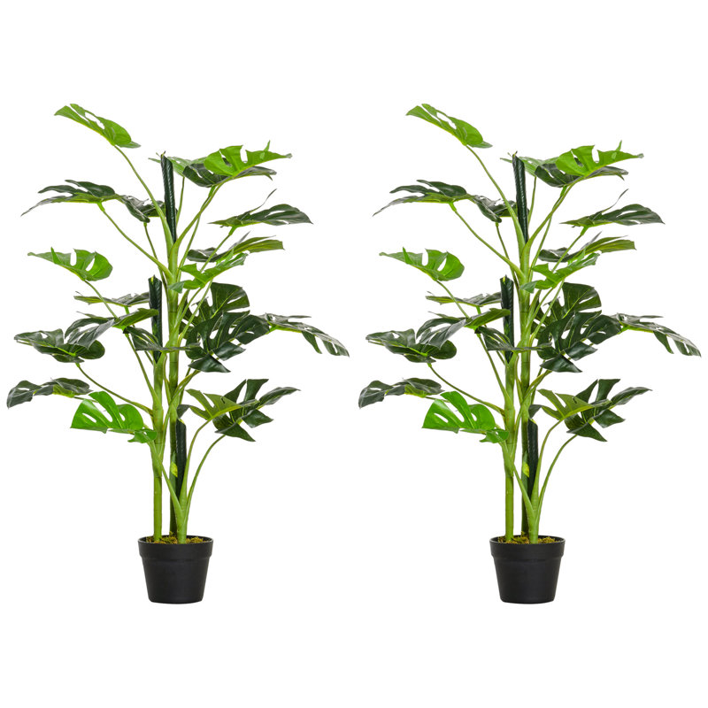 100cm Faux Ivy Plant in Cement Pot