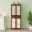 Armoire à 4 portes avec 1 tiroir, 4 tablettes intérieures réglables, armoire de rangement
