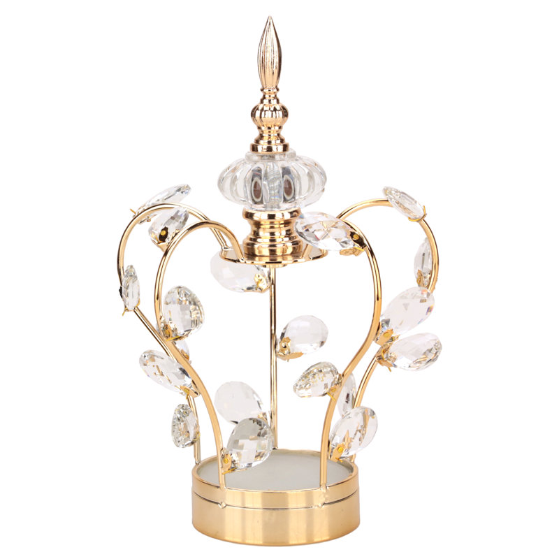 Petite couronne en cristal - 11 pouces