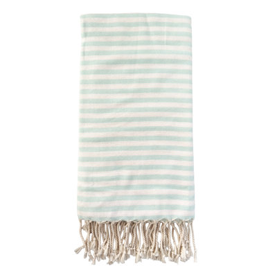 Mediterranean Stripe Cotton Turkish Towel
