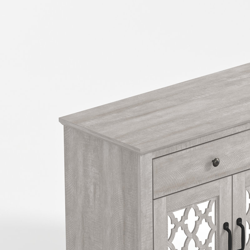 Chessani 46'' Wide 2 Drawer Sideboard, Dusty Gray Oak