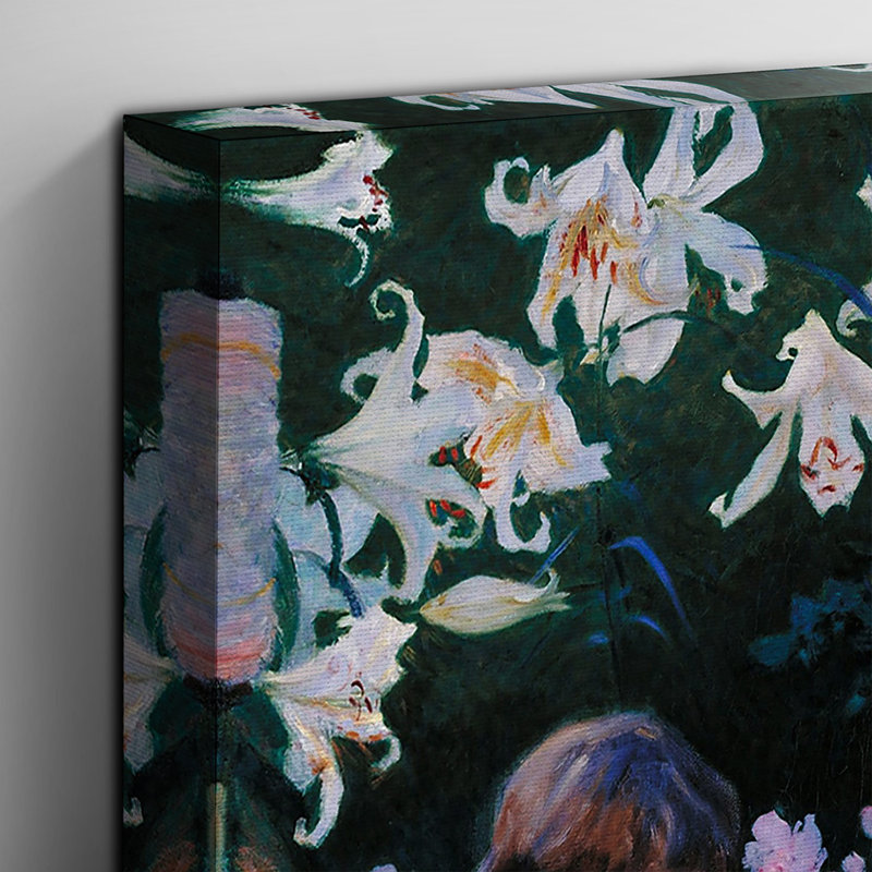 Carnation, Lily, Lily, Rose by - Wrapped Canvas, 100cm H x 70cm W