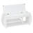 Retro Multifunctional Shoe Storage Bench With Cushion And Curved Side Panel-1887027374