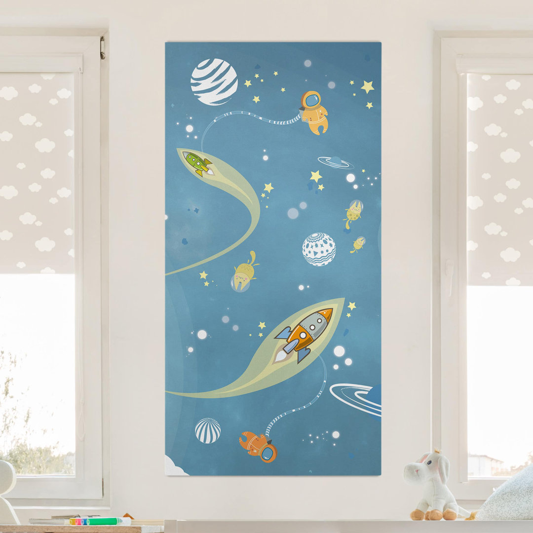 Grafikdruck Colourful Outer Space