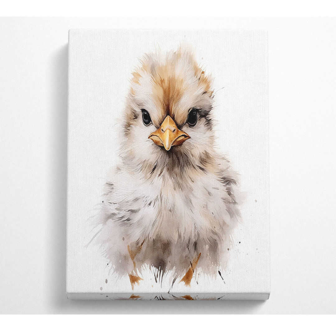 Chick Stare - Wrapped Canvas Kunstdrucke